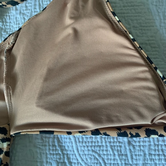 Aerie leopard wrap one-piece swimsuit - Picture 9 of 10